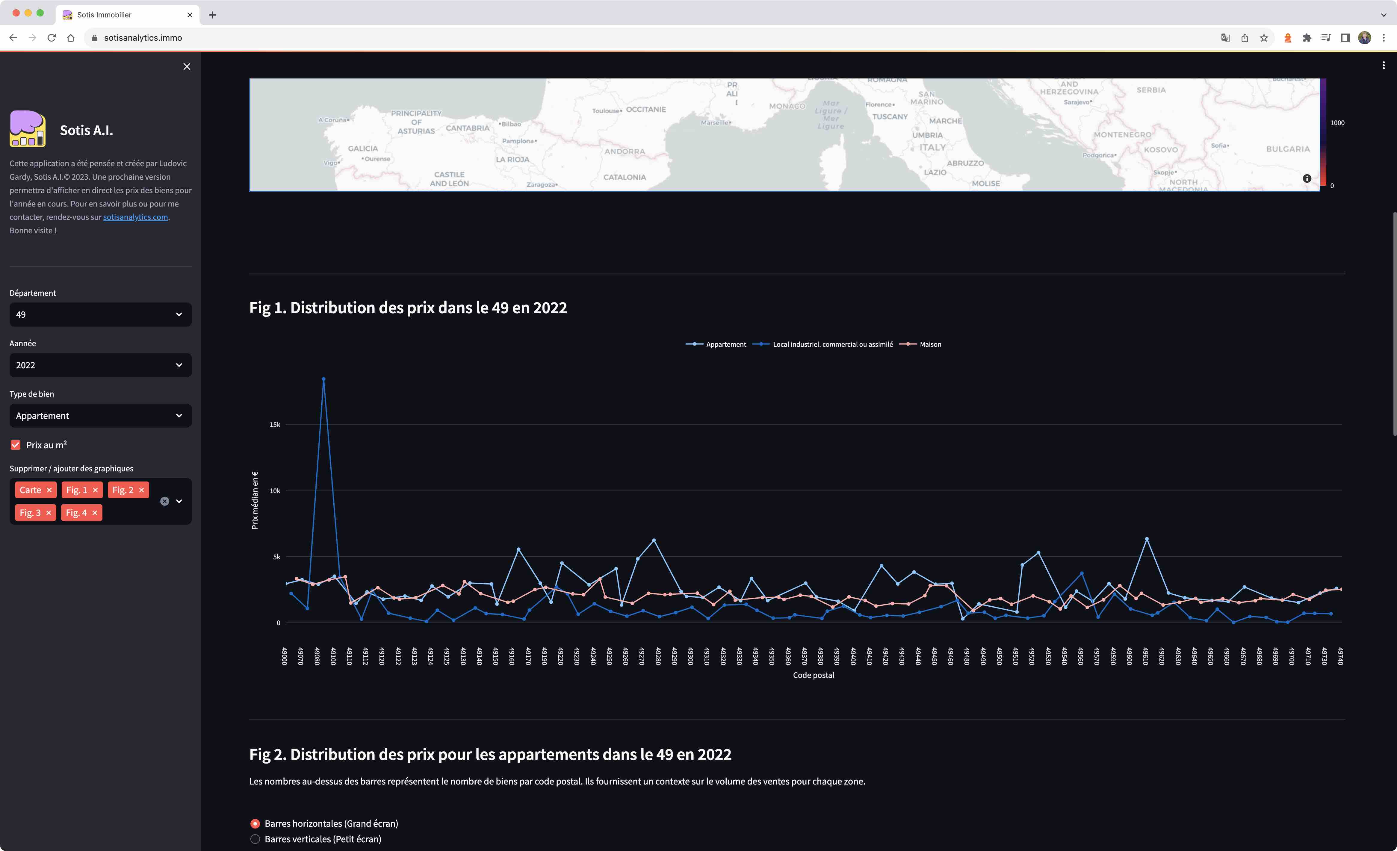Filtres de recherche