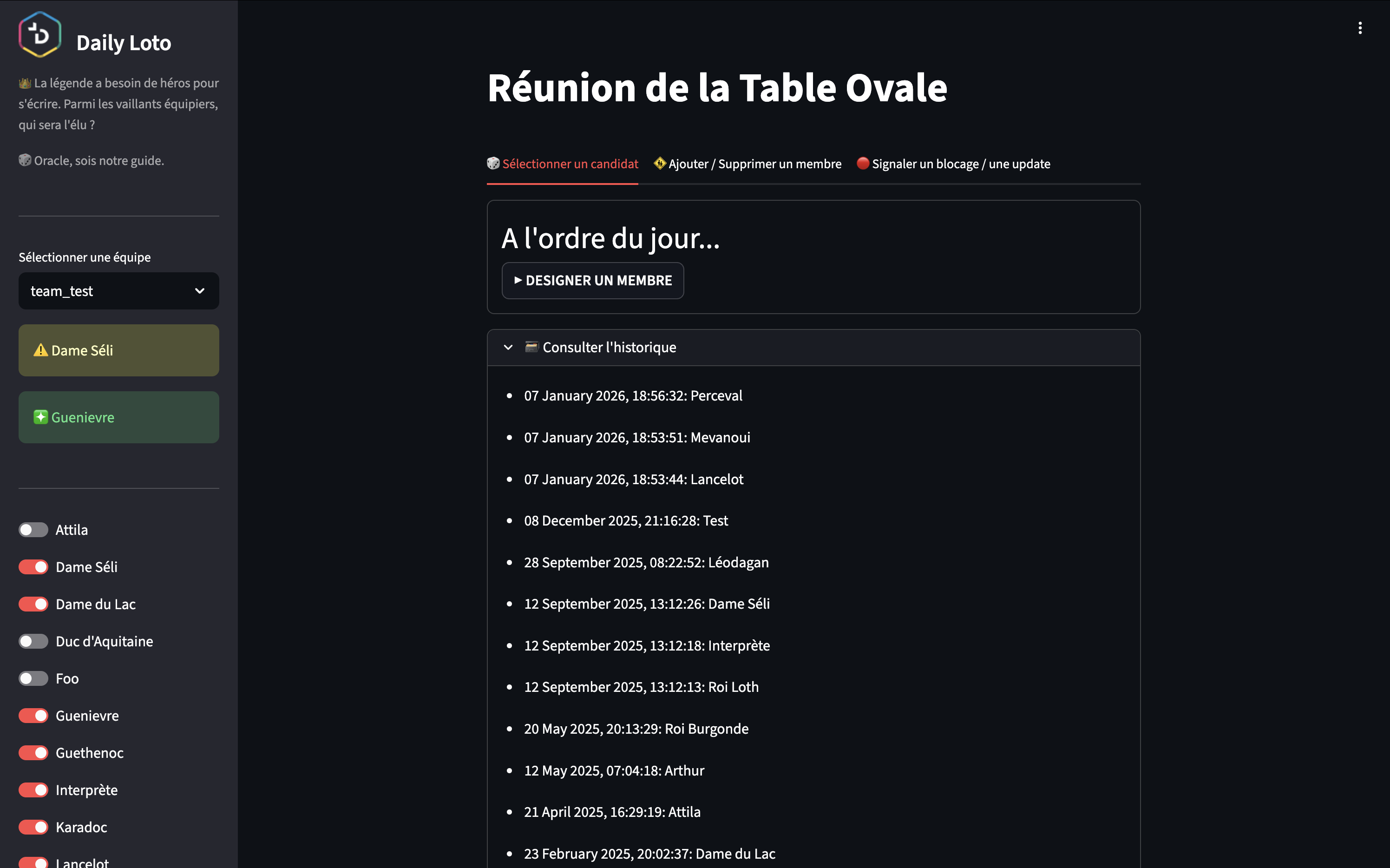 Team Picker - Tirage au sort équitable pour équipes